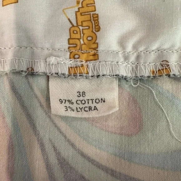 Loudmouth Men's Golf Heritage Shorts Shagadelic Black Size 38 Flat Front - Picture 3 of 3